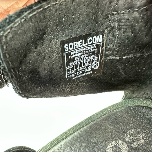 Sorel Joanie II Ankle Strap Wedge Sandal in Black - Picture 7 of 8